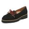 Vionic Teagan Womens Oxford/Lace Up Casual - Black Nubuck - Left angle