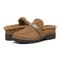 Vionic Kailen Womens Mule/Clog Casual - Toffee - pair left angle