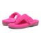 Vionic Forever Womens Thong Casual - Pink Glo - pair left angle