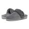 Vionic Adjustable Slipper with Orthotic Arch Support - Indulge Marielle - Charcoal - pair left angle