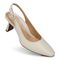 Vionic Perris Women's Comfort Slingback Pump - Cream - PERRIS-I8670L1100-CREAM-13f-med