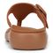 Vionic Activate RX Women's Toe Post Casual Soft Sandal - Argan Brown - Back