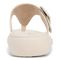 Vionic Activate RX Women's Toe Post Casual Soft Sandal - Cream - Back