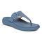 Vionic Activate RX Women's Toe Post Casual Soft Sandal - Captains Blue - Angle main
