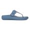 Vionic Activate RX Women's Toe Post Casual Soft Sandal - Captains Blue - Right side