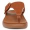 Vionic Activate RX Women's Toe Post Casual Soft Sandal - Argan Brown - Front