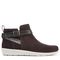 Vionic Romy - Women's Water Repellent Suede Ankle Boots - Chocolate