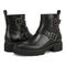 Vionic Folsom Women's Comfortable Supportive Ankle Boot - Black - pair left angle