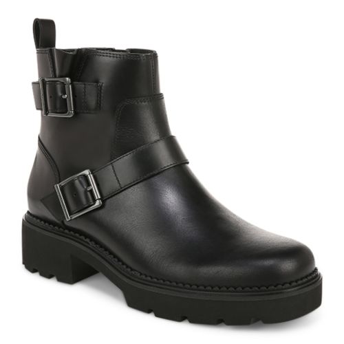 Vionic Folsom Women's Comfortable Supportive Ankle Boot - Black - Angle main