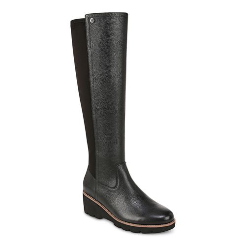 Vionic Ashland Women's High Shaft Boot - Black Wide Calf - Angle main