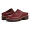 Vionic Fairfax womens Mule/Clog Shoe - Syrah - pair left angle