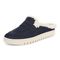 Vionic Uptown Mule - Women's Comfortable Orthotic Clog Shoe - Peacoat - Left angle