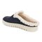 Vionic Uptown Mule - Women's Comfortable Orthotic Clog Shoe - Peacoat - Back angle