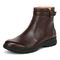 Vionic Redding womens Ankle/Bootie Short Boot - Chocolate Ganache - Left angle