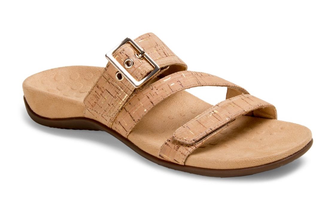 Vionic Skylar - Women's Adjustable Slide Orthotic Sandal - Free ...