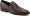 Dark Brown Embossed Leather