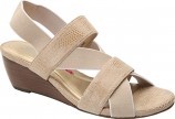 ROS Hommerson Womens Wynona Open Toe Ankle Strap Wedge Pumps
