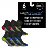 GSA Hydro+ Quarter Extra Cushioned Men's Socks