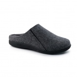 Strole Lodge Men's Supportive Clog Wool Slipper with Arch Support
