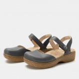 Alegria Opal Wood Look Rocker Comfort Arch Support Women's Sandal