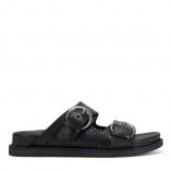 Earth Francii Cushioned Double-Buckle Women's Flat Sandal