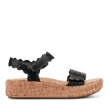 Earth Slata Cushioned Cork-Footbed Women's Casual Leather Sandal
