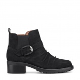 Earth Zane Suede Ruched Booties Cushioned Support Women's Booties