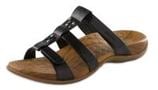 Orthaheel - Porto - Black - Adjustable Orthotic Sandals