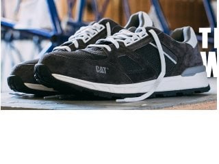 Men's Orthotic-Friendly Work Shoes.