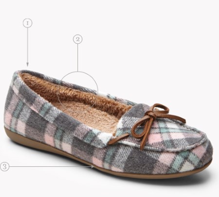 Vionic Slippers feature deep heel cups for stability, arch support for comfort and a firm, flexible misole