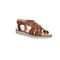 Bearpaw Leah Women's Leather Sandal - 2836W  116 - Saddle - Profile View