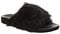 Bearpaw Lucinda Women's Knitted Textile Slippers - 2688W - Black Shag