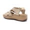 Vionic Tami Women's Platform Wedge Sandal - angle back2 Champagne