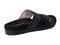 Spenco Twilight Ellie Women's Leather Slide Sandal - Black - Bottom