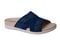 Spenco Twilight Ellie Women's Leather Slide Sandal - Peacoat - Pair