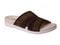 Spenco Twilight Ellie Women's Leather Slide Sandal - French Roast - Pair