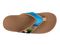 Spenco Yumi Monet Women's Orthotic Thong Sandal - Aqua Sea - Swatch