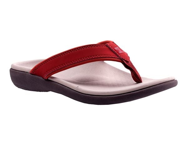 Spenco Yumi Nuevo Women's Orthotic Sandal - Red Ochre - Pair