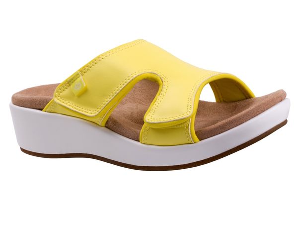 Spenco Karla Adjustable Wedge Sandal - Celadine - Pair