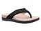 Spenco Laguna Ellie Women's Leather Thong Sandal - Black - Pair