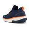 Gravity Defyer MATeeM Men's Athletic Shoes - Navy / Orange - Back Angle View