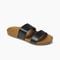 Reef Cushion Vista Women's Sandals - Black/natural - Side