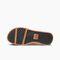 Reef Leather Ortho-coast Men's Sandals - Black - Sole