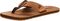 Reef Leather Smoothy Men's Comfort Sandals - Bronze Brown