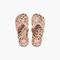 Reef Kids Ahi Kids Girl's Sandals - Cheetah - Top