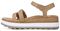 Vionic Lex Women's T-Strap Wedge Sandal - Brown