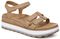 Vionic Lex Women's T-Strap Wedge Sandal - Brown