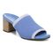 Vionic Fleur Womens Slide Sandals - Azure Knit - Angle main