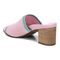 Vionic Fleur Womens Slide Sandals - Cameo Pink Knit - Back angle