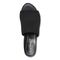 Vionic Fleur Women's Slide Heeled Sandals - Black/black Knit - Top